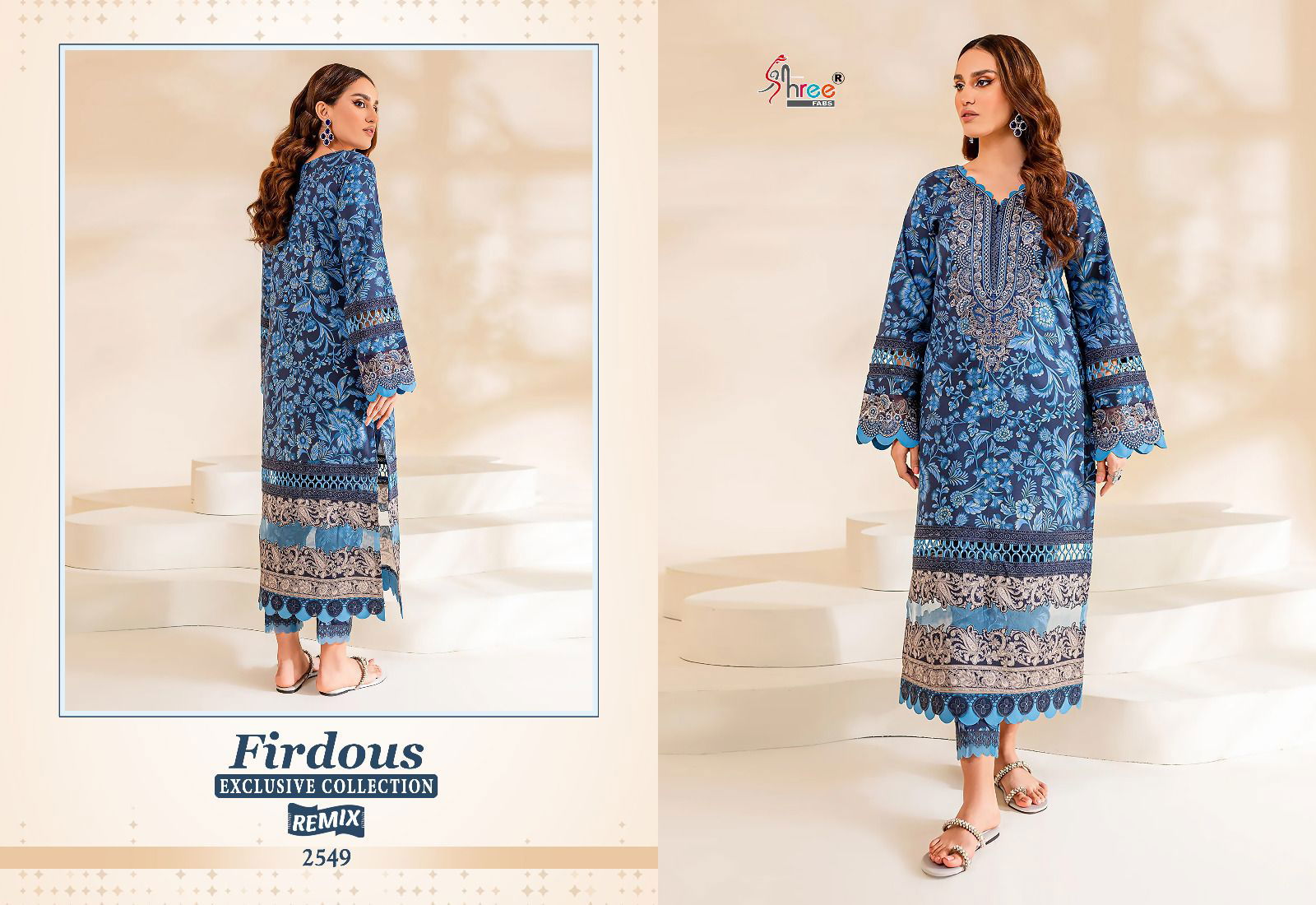 Firdous By Shree Fabs Cotton Pakistani Suits Catalog